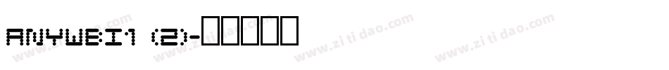 Anywbi1 (2)字体转换